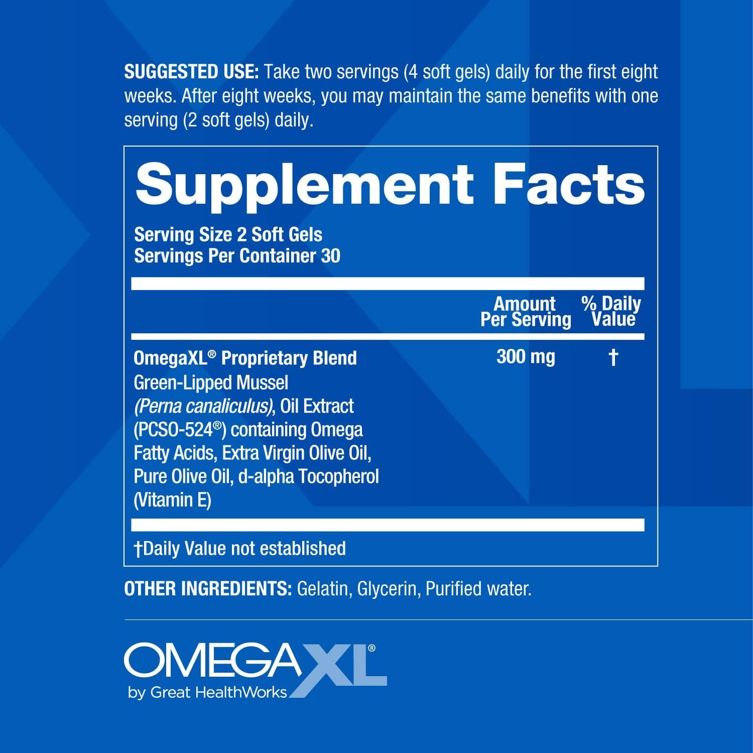 OmegaXL Joint Support Supplement-60 Count